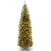 National Tree Company 7 ft. Pre-Lit Kingswood Fir Pencil Tree with Power Connect Dual Color LED Lights