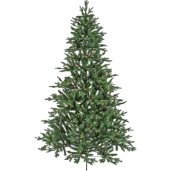 National Tree Company 7.5 ft. Pre-Lit Merryweather Fir Feel Real Tree with Clear Lights