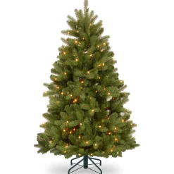 National Tree Company 5 ft. Pre-Lit Newberry Spruce Tree with Clear Lights