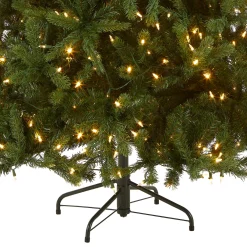 National Tree Company 8 ft. Pre-Lit Newberry Spruce Tree with PowerConnect Dual Color LED Lights