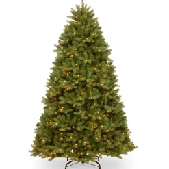 National Tree Company 9 ft. Pre-Lit Newberry Spruce Tree with Clear Lights