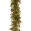 National Tree Company 6 ft. Pre-Lit Noelle Garland with Warm White LED Lights