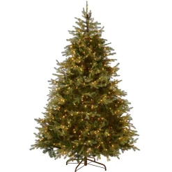 National Tree Company 9 ft. Pre-Lit Nordic Spruce Medium Tree with Clear Lights