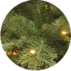 National Tree Company 7.5 ft. Pre-Lit Nordic Spruce Medium Tree with Clear Lights