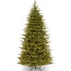 National Tree Company 6.5 ft. Pre-Lit Nordic Spruce Slim Tree with Clear Lights