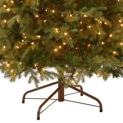 National Tree Company 7.5 ft. Pre-Lit Nordic Spruce Slim Tree with Clear Lights