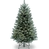 National Tree Company 4.5 ft. Pre-Lit North Valley Blue Spruce Tree with Clear Lights