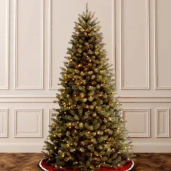 National Tree Company 6.5 ft. Pre-Lit North Valley Spruce Tree with Clear Lights