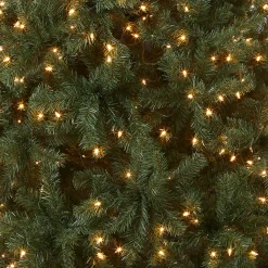 National Tree Company 7.5 ft. Pre-Lit North Valley Spruce Blue Tree with Clear Lights