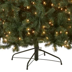 National Tree Company 6.5 ft. Pre-Lit North Valley Spruce Blue Tree with Clear Lights