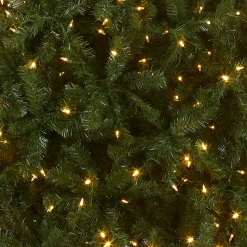 National Tree Company 7.5 ft. Pre-Lit North Valley Spruce Tree with PowerConnect Dual Color LED Lights