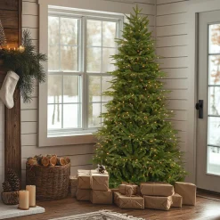 National Tree Company 7.5 ft. Pre-Lit Northern Fraser Tree with Clear Lights