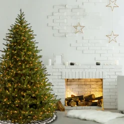 National Tree Company 6.5 ft. Pre-Lit Norway Spruce Tree with Clear Lights