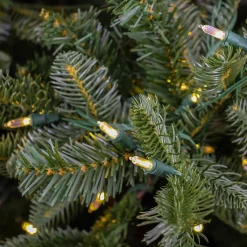 National Tree Company 10 ft. Pre-Lit Norway Spruce Hinged Tree with Warm White LED Lights