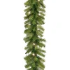 National Tree Company 9 ft. Pre-Lit Norwood Fir Garland with LED Lights