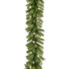 National Tree Company 9 ft. Pre-Lit Norwood Fir Garland with Warm White LED Lights