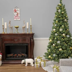 National Tree Company 7.5 ft. Pre-Lit Pilchuck Pine Tree with LED Lights