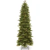 National Tree Company 6.5 ft. Pre-Lit Prescott Pencil Slim Tree with Clear Lights