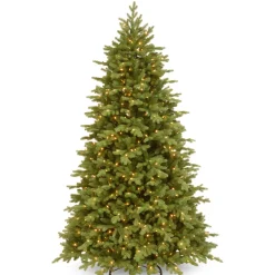 National Tree Company 6.5 ft. Pre-Lit Princeton Fraser Fir Tree with PowerConnect Dual Color LED Lights