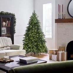 National Tree Company 6.5 ft. Pre-Lit Princeton Fraser Fir Tree with PowerConnect Dual Color LED Lights