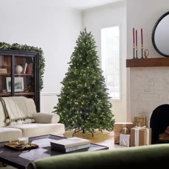 National Tree Company 7.5 ft. Pre-Lit Princeton Fraser Fir Tree with PowerConnect and 800 Dual Color LED Lights