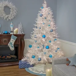 National Tree Company 7.5 ft. Pre-Lit Sea Coral Tree with Warm White LED Lights