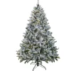National Tree Company 6.5 ft. Pre-Lit Snowy Hudson Tree with PowerConnect Dual Color LED Lights