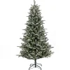 National Tree Company 6 ft. Pre-Lit Snowy Libby Fir Tree with LED Lights