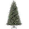 National Tree Company 7 ft. Pre-Lit Snowy Olallie Pine Tree with LED Lights
