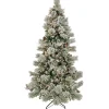 National Tree Company 7.5 ft. Pre-Lit Snowy Yorkshire Tree with Clear Lights