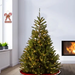 National Tree Company 7.5 ft. Pre-Lit Topeka Spruce Tree with Clear Lights