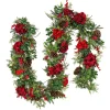 National Tree Company 9 ft. Pre-Lit Vienna Waltz Decorated Garland with LED Lights