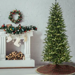 National Tree Company 7.5 ft. Pre-Lit Wallace Pine Tree with LED Lights