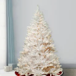 National Tree Company 6.5 ft. Pre-Lit Winchester Pine White Tree with Clear Lights