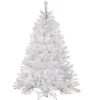 National Tree Company 6 ft. Pre-Lit Winchester Pine White Tree with Clear Lights