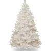 National Tree Company 7 ft. Pre-Lit Winchester Pine White Tree with Clear Lights