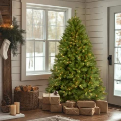 National Tree Company 6 ft. Pre-Lit Winchester Pine Tree with Clear Lights