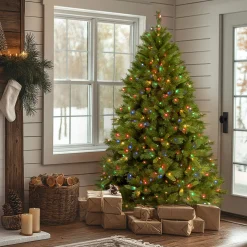 National Tree Company 7.5 ft. Pre-Lit Winchester Pine Tree with Multicolor Lights