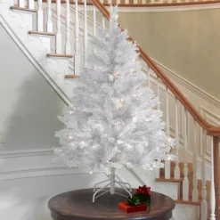 National Tree Company 4.5 ft. Pre-Lit Winchester White Pine Tree with Clear Lights