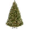 National Tree Company 7.5 ft. Pre-Lit Wispy Willow Grande Medium Tree with Clear Lights