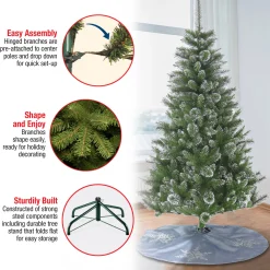 National Tree Company 6 ft. Snowy Sierra Spruce Tree