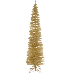 National Tree Company 7 ft. Tinsel Collection Champagne Gold Tree