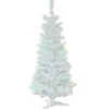 National Tree Company 3 ft. Tinsel Collection White Iridescent Tree