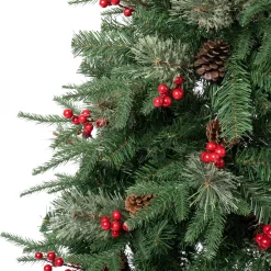National Tree Company 7.5 ft. Virginia Pine Mixed Feel Real Tree