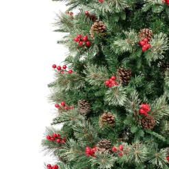 National Tree Company 7.5 ft. Virginia Pine Mixed Feel Real Slim Tree