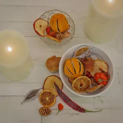 National Tree Company 6 in. 250 Gram Mixed Potpourri- Oranges, Sliced Red Apples, Chiles, Cones, and Jackarandas