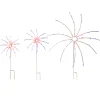 National Tree Company 16 in. 24 in. 36 in. Patriotic Light Up Fireworks Lawn Decor with LED Lights
