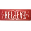 National Tree Company 31 in. Believe Horizontal Holiday Wall Sign