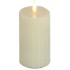 National Tree Company 5 in. by 11 in. HGTV Home Collection Flameless Georgetown Pillar Candle, Ivory