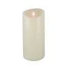 National Tree Company 5 in. by 11 in. HGTV Home Collection Flameless Heritage Pillar Candle, Ivory